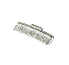 Contrapeso 30g com Garra Baixa em Chumbo para Rodas de Aço Linha Leve Fiat - Stampjet - 25 Unidades