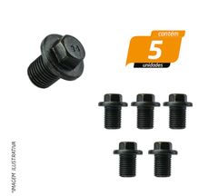 Bujão Cárter Ford - 5 Unidades