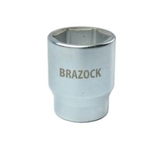 Soquete Sextavado 3/4" 33mm Brazock