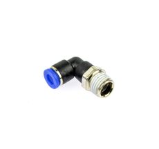 Cotovelo de União Instantânea Plástica  1/4 x 1/4NPTF