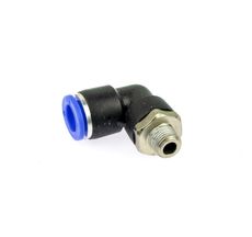 Cotovelo de União Instantânea Plástica  3/8 x 1/8NPTF