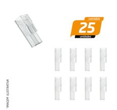 Capa Terminal Encaixe Fêmea - Rainha das Sete - 25 Unidades