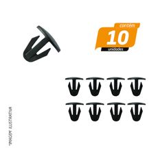 Grampo Forro Interno Gol/ Saveiro/ Parati/ Voyage - Plastcar - 10 Unidades