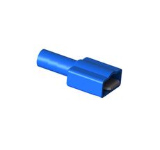 Terminal Isolado Total Macho Azul 1,5 a 2,5mm - Crimper - 25 Unidades