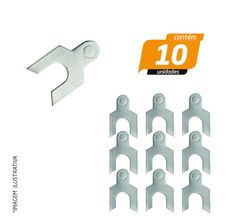 Calço para Cambagem 0,75mm Fiat e Opala - Pentagono - 10 Unidades