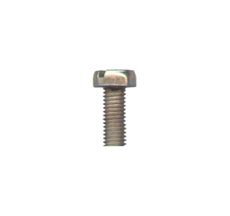 Parafuso Máquina Cabeça Cilíndrica Fenda Bicromatizado 4 x 10mm  - 50 Unidades