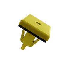 Grampo Amarelo Retentor da Soleira Hyundai/ Kia - Plastcar - 5 Unidades