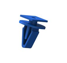 Grampo da Grade da Churrasqueira Azul Accord/ Civic/ City/ Fit - Plastcar - 5 Unidades