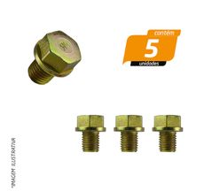 Bujão Cárter M12 CG/ ML/ Turuna  - 5 Unidades