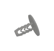 Grampo Forro Cinza Fiorino/ Uno 7 x 17 x 20mm - Plastcar - 10 Unidades