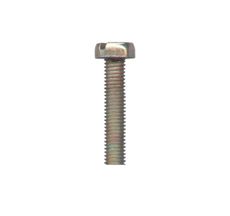 Parafuso Máquina Cabeça Cilíndrica Fenda Bicromatizado 5 x 40mm - 25 Unidades