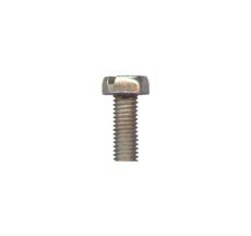 Parafuso Máquina Cabeça Cilíndrica Fenda Bicromatizado 6 x 16mm  - 50 Unidades