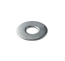 Arruela Lisa Comum Zincada 10mm - 100 Unidades