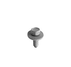 Parafuso de Fixação do Para-choque e Moldura do Para-lama Prata Fosco  20 x 8 x 5,5mm- 10 Unidades - 10 Unidades