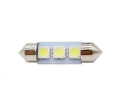 Lâmpada 3 LED SMD Branca 36mm 12V - Flash