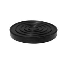 Sapata de Borracha Elevador Automotivo Redonda Com Encaixe 120x140mm
