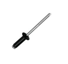 Rebite Repuxo Alumínio Preto 5 x 19mm - 50 Unidades