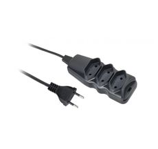 Extensão Elétrica 3 Tomadas 2 pinos cabo 3m Elgin