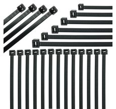 Abraçadeira de Nylon Preta 5 x 1,3 x 280mm - Reimold - 100 Unidades
