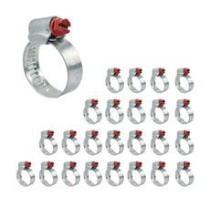 Abraçadeira Recartilhada Fita 9mm Aço Carbono 19 x 27mm - Suprens - 25 Unidades