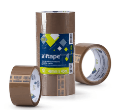 Fita Empacotadora Marrom 48mm x 45m Alltape - 4 unidades