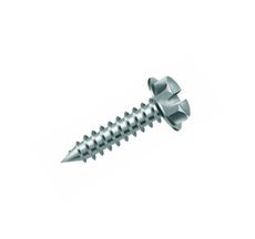 Parafuso Sextavado Auto Atarraxante Flangeado com Fenda Simples 6,3 x 25mm - 50 Unidades