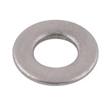 Arruela Lisa Ferro Zincada 3 x 10 x 0,8mm - 100 Unidades