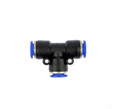 Conexão União "TEE" Instantânea Plástica 8mm - 5 Unidades