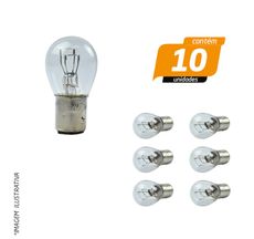 Lâmpada 2 Polos 1034 12V 21-5W Cristal - Avionix-Gauss - 10 Unidades