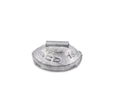 Contrapeso 15g com Garra Baixa em Chumbo para Rodas de Aço Linha Leve Universal - Procad - 25 Unidades