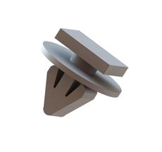 Presilha da Moldura do Para-lama Cinza - Plastcar - 25 Unidades