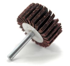 Roda de Lixa Grão 80 Com Haste 1/4 x 1,5/8 50 x 25mm - Disflex