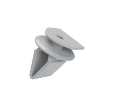 Grampo Branco da Grade da Churrasqueira Honda - Plastcar   - 5 Unidades