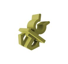 Grampo do Descanso da Vareta Colbalt/ Onix/  Prisma / Sonic/ Spin/ Tracker - Plastcar - 5 Unidades