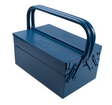 Caixa Sanfonada 3 Gavetas Azul Fercar