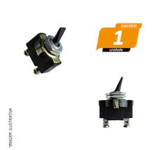 Chave de Luz com Parafuso Liga/ Desliga Plástico - Rainha das Sete