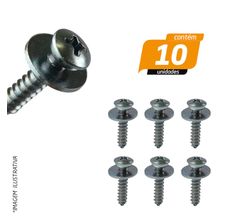 Parafuso do Revestimento 4,2 x 19mm Volkswagen - 10 Unidades