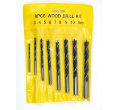 Jogo De Brocas 3 Pontas Madeira Com 8 Peças - Sparta