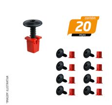 Kit do Para-choque Gol/ Parati/ Santana/Saveiro/ Voyage 20 Peças - Plastcar