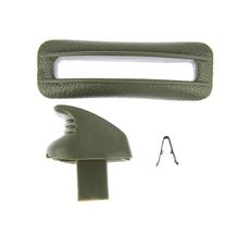 Kit de Alavanca e Arremate do Banco Com Trava de Metal Cinza Volkswagen 3 Peças - Plastcar