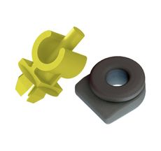 Kit Vareta do Capô Amarela 2 Peças - Plastcar