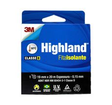 Fita Isolante Highland 19mm x 20m - 3M