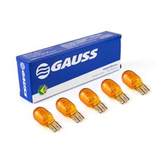 Lâmpada de Farol de Carro 12V - 21/5W - C10 - Âmbar - 10 Unidades