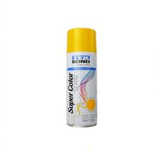 Tinta Spray Amarelo 350ml Acrílica Secagem Rápida Uso Geral Super Color TekBond
