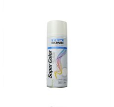 Tinta Spray Branco Brilhante 350ml Acrílica Secagem Rápida Uso Geral Super Color TekBond