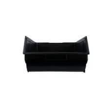 GAVETA PLÁSTICA BIN N. 8 COM ENCAIXE NA LATERAL PRETA