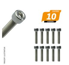 Parafuso Allen Inox Rosca Total 8 x 35mm - 10 Unidades