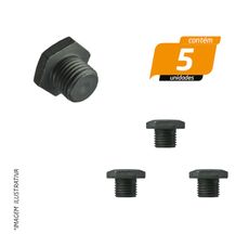 Bujão Cárter Volkswagen 1200 à 1600 - 5 Unidades