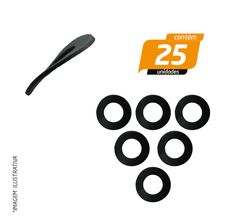 Arruela Ondulada Fosfatizada 12mm - 25 Unidades