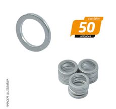 Arruela de Vedação em Alumínio 10 x 14 x 1,5mm - 50 Unidades